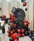 Red Black Balloon Garland 127 Pcs 18In 12In 10In 5In Latex Balloons Arch Kit